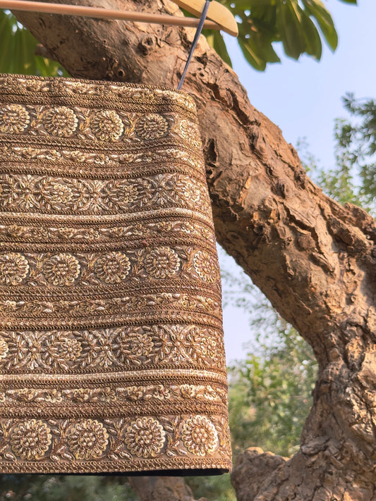 Antique Gold Gota Skirt