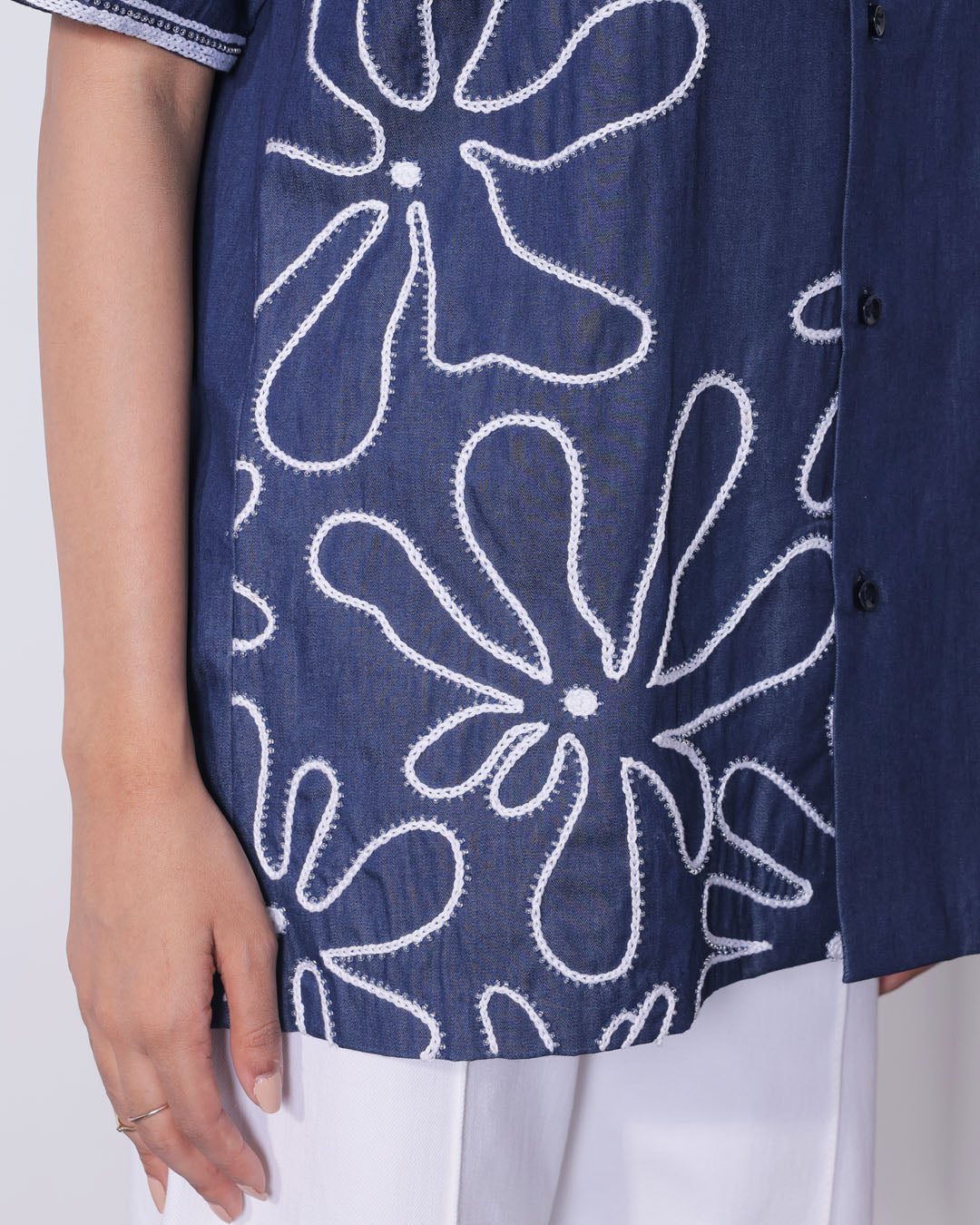Elio Cotton Denim Shirt - Unisex