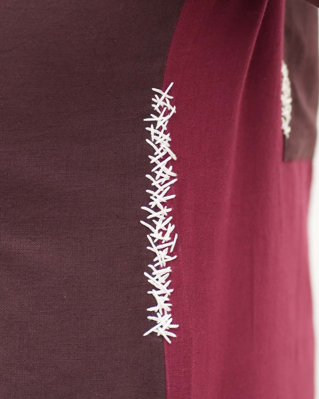 Mended Hand-Dyed Cotton Shirt