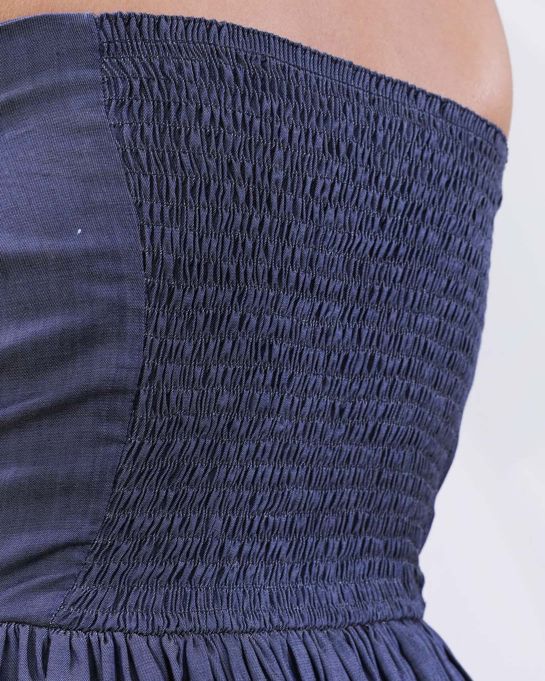 Maella Tencel Denim Abstract Dress