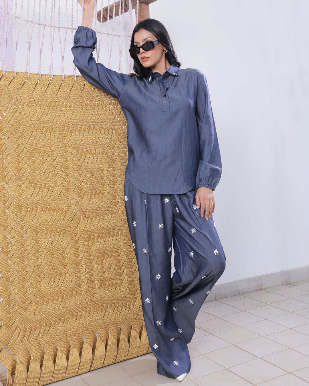 Sol Tencel Denim Relaxed Trousers