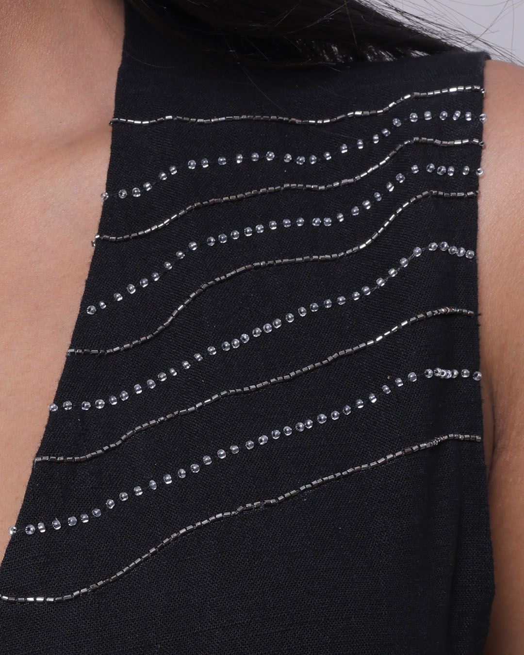 Zoya Hand-embroidered Cotton Waistcoat