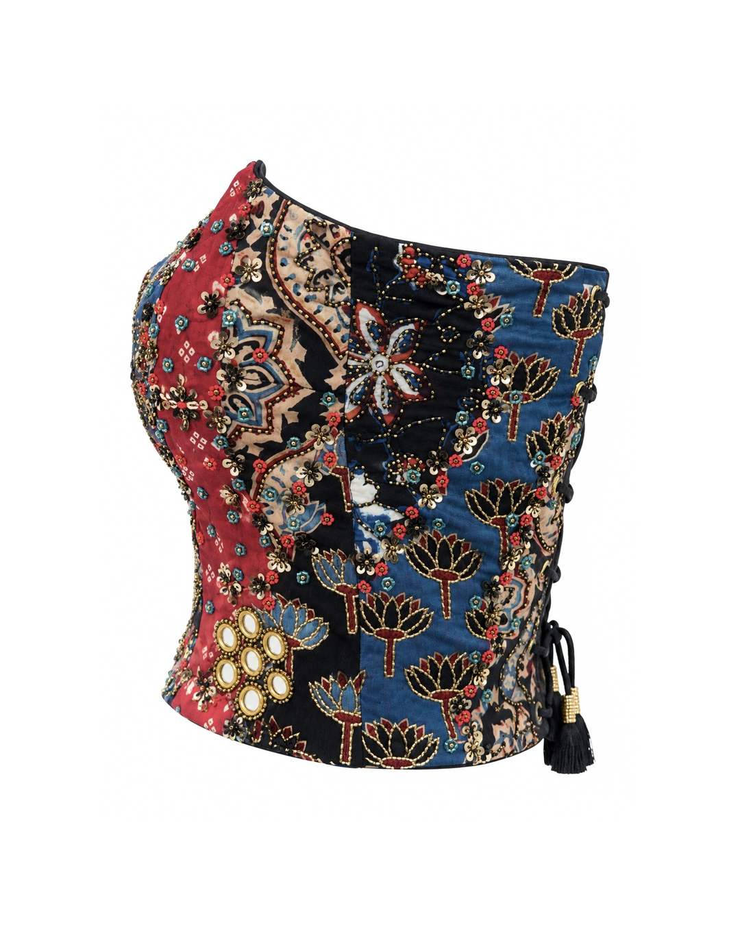Ajrakh Corset