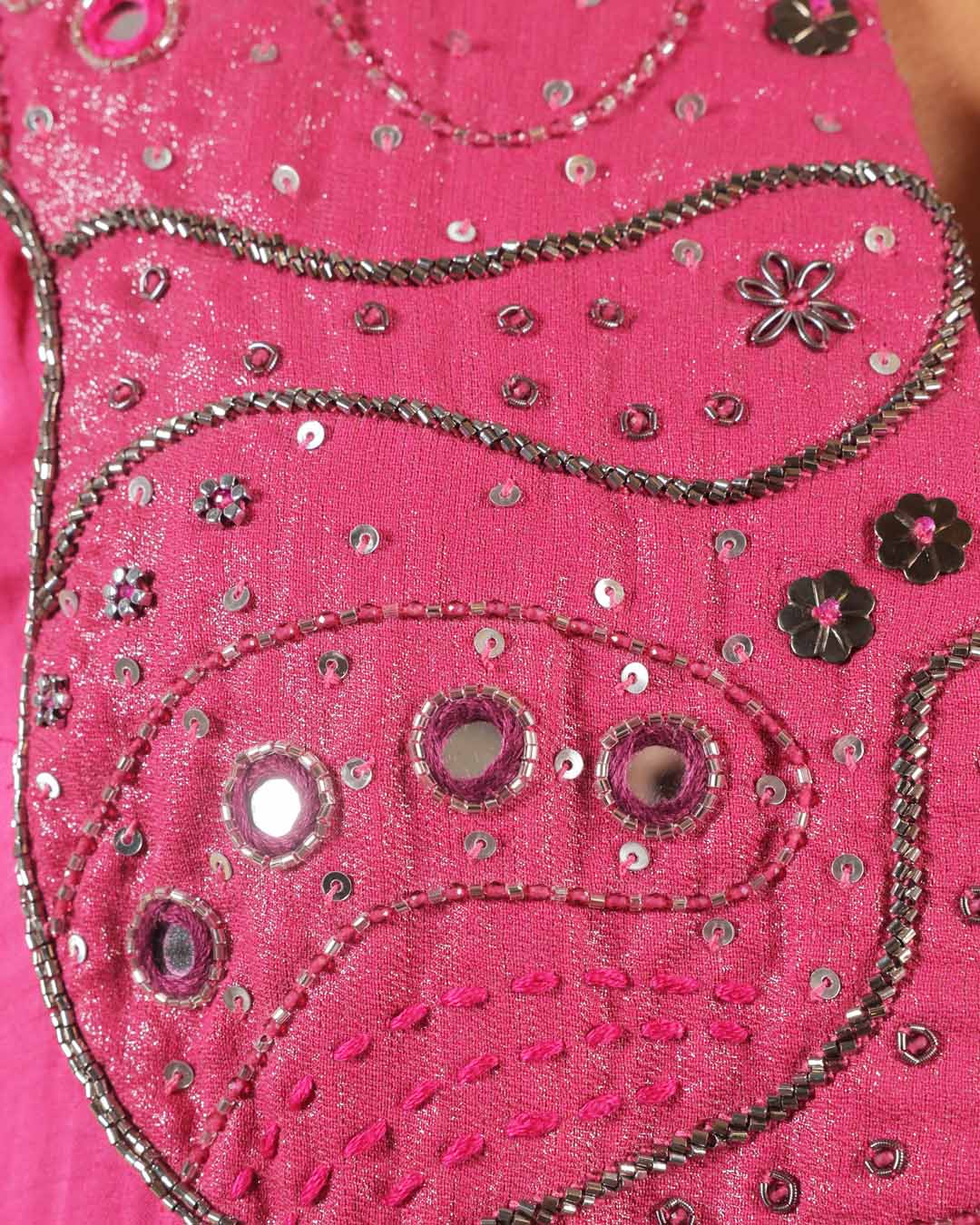 Anila Pink Applique Co-ord Set