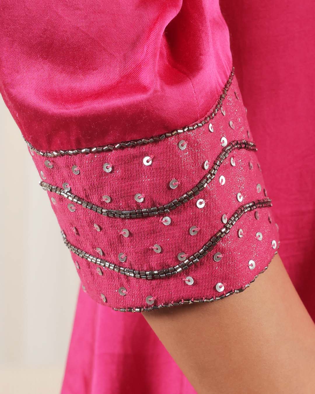 Anila Pink Applique Co-ord Set