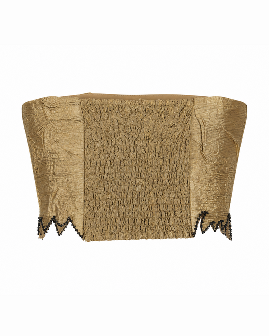 Ash Gold Tissue Top