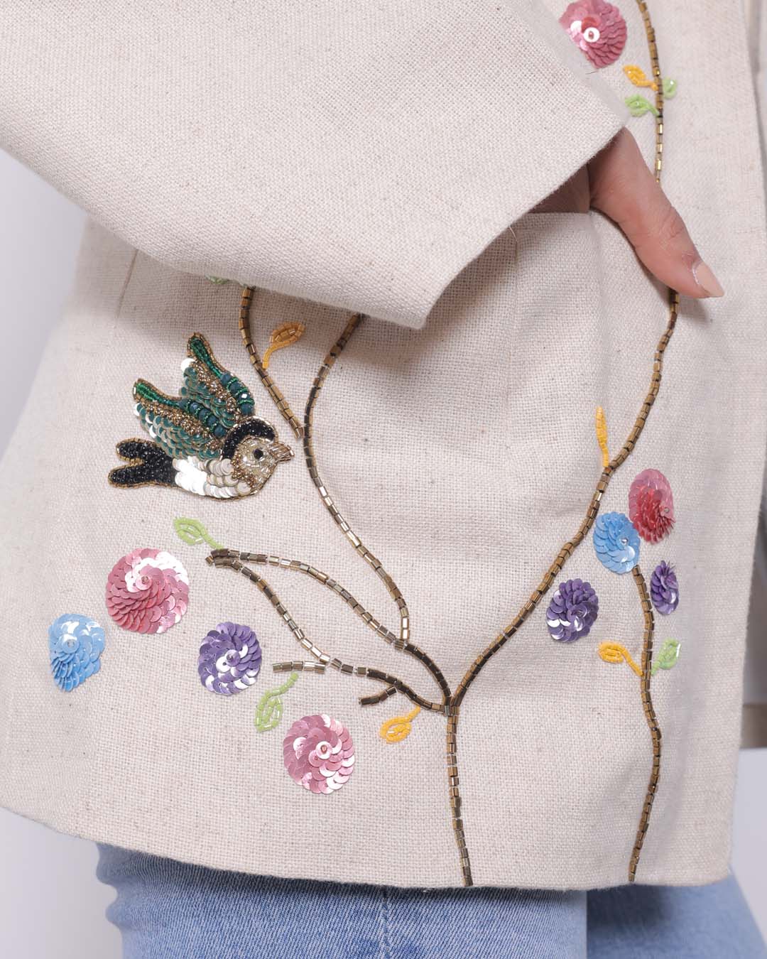 Celeste Linen Blazer