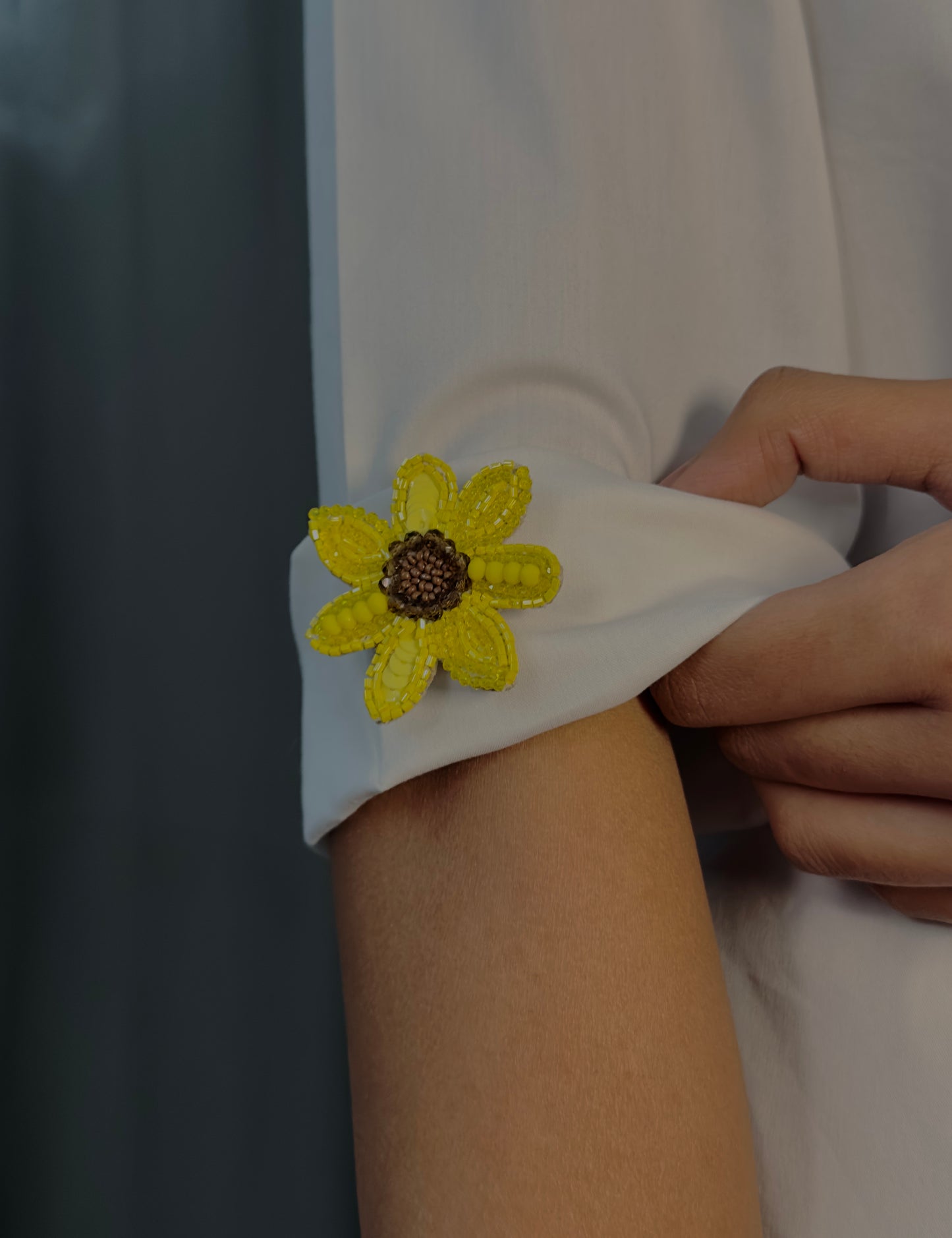Sunflower Brooch