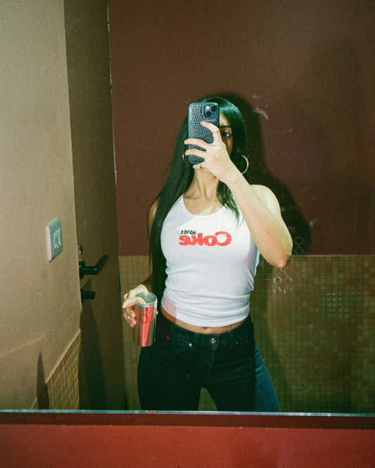 Diet Coke Ribbed Top (Limited Edition)