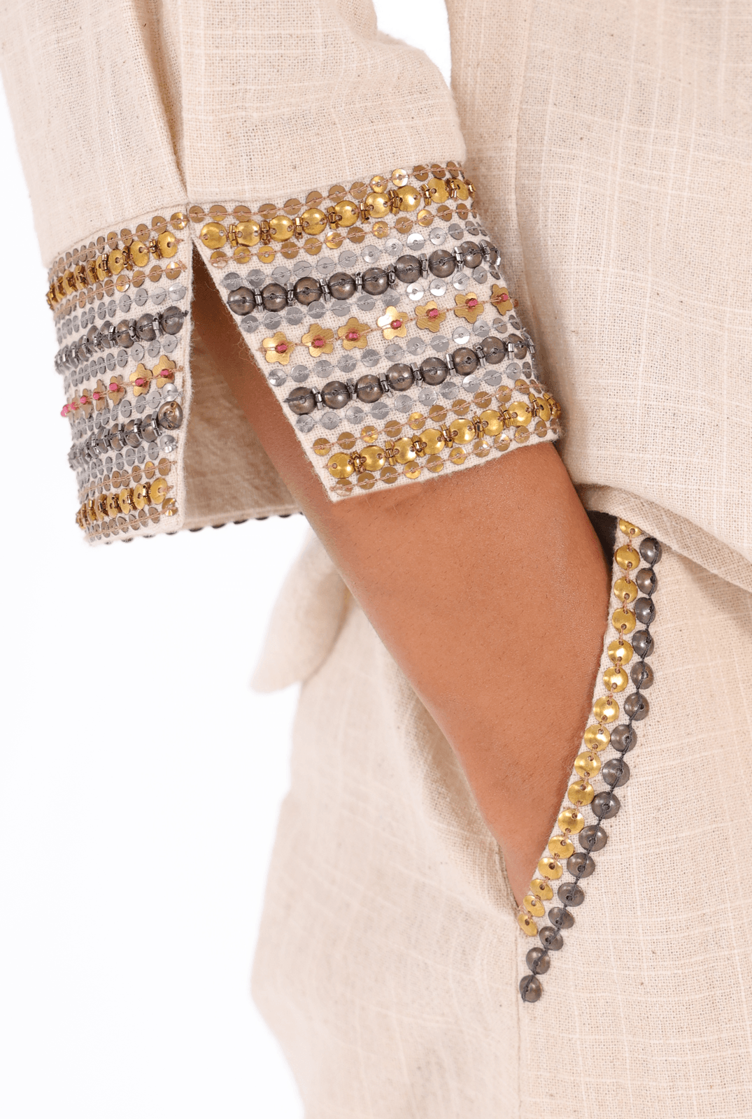 Off-white Aari Co-ord set - - #tag1# -