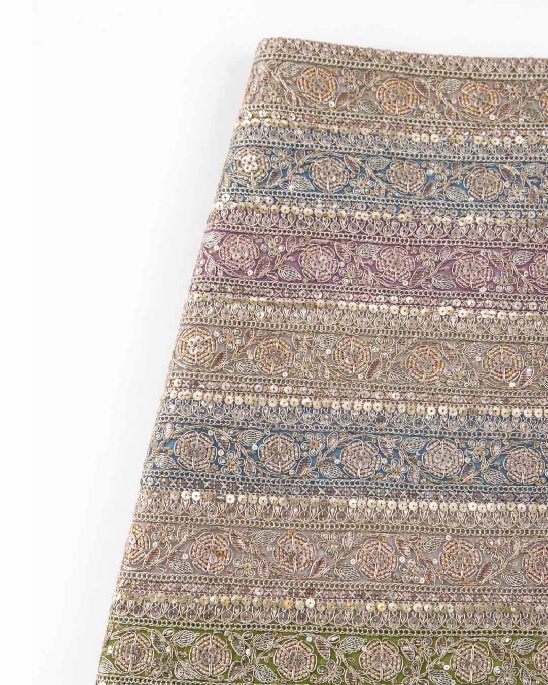 Pastel Shades Gota Skirt