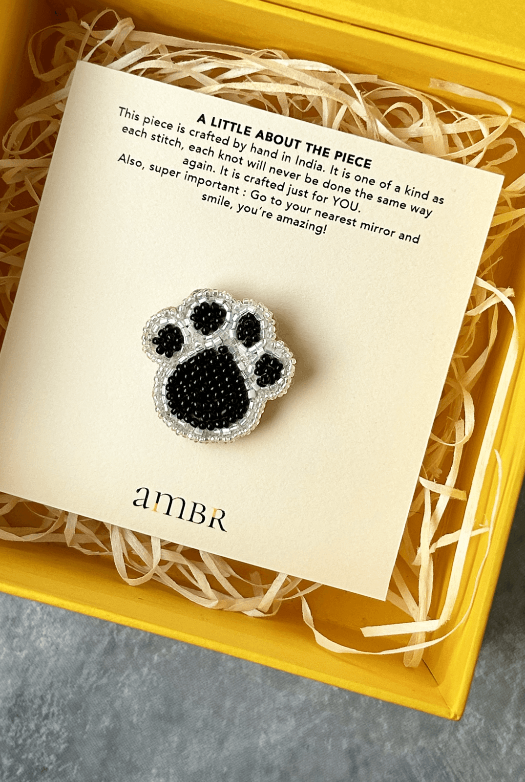 Paw brooch - - #tag1# -