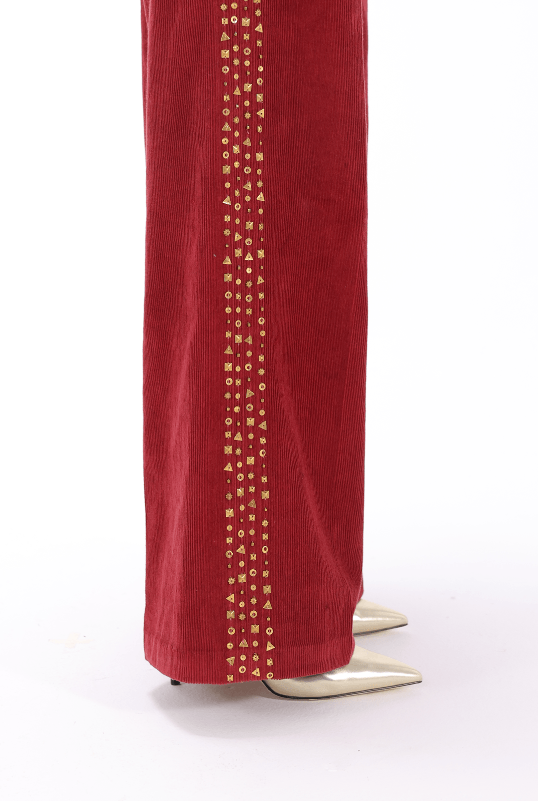 Red Aari Trouser - - #tag1# -