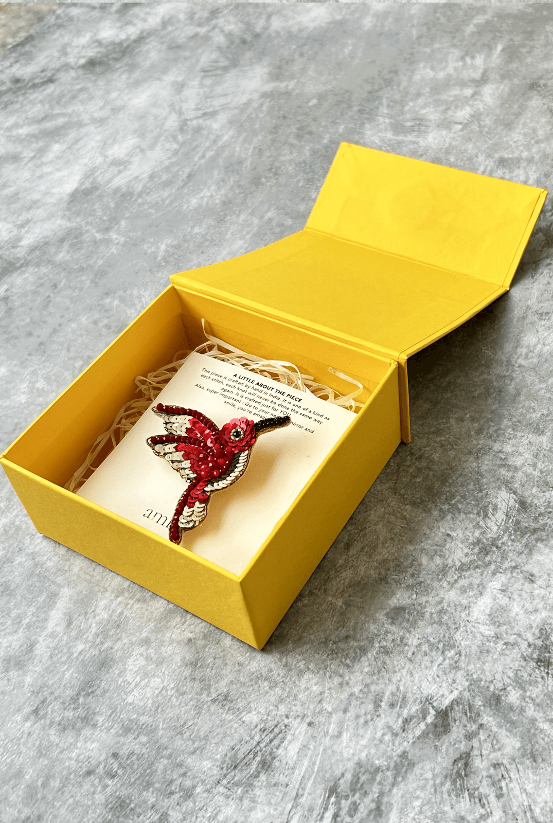 Red Bird Brooch - - #tag1# -