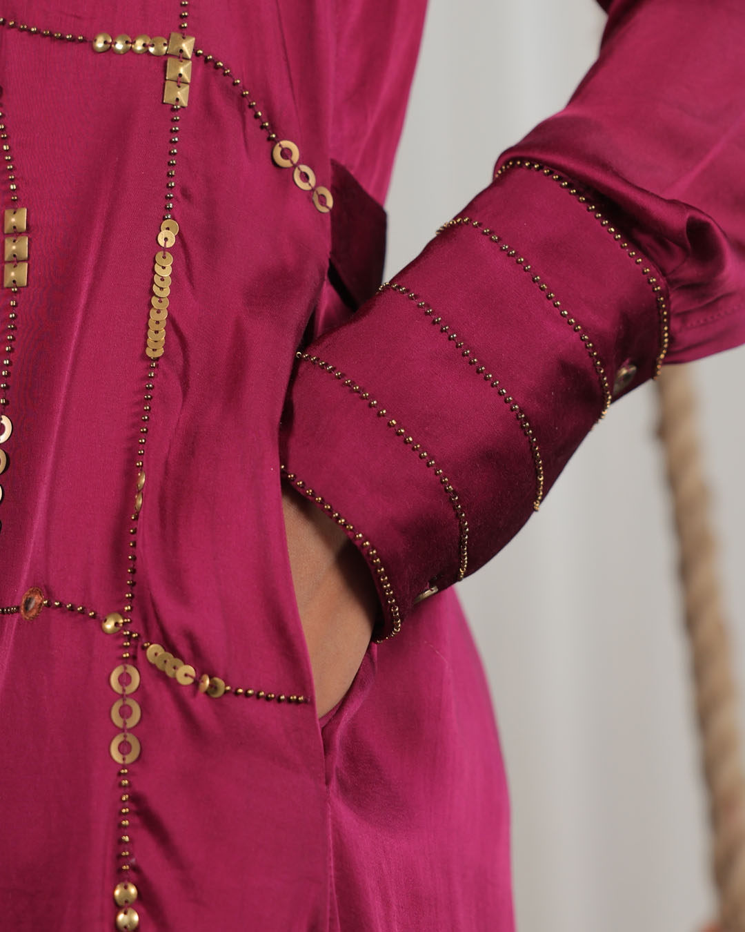 Rhea Plum Shisha Dress