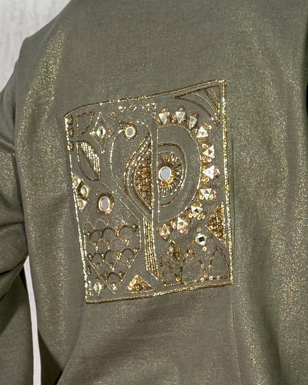 Ula Linen Shimmer Kaftan
