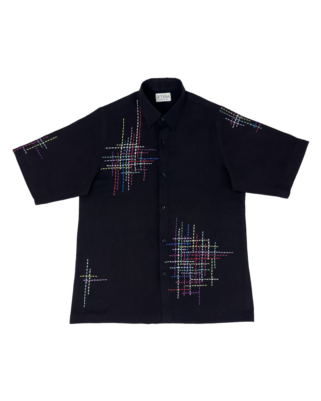 Rang Kantha Embroidery Cotton Shirt