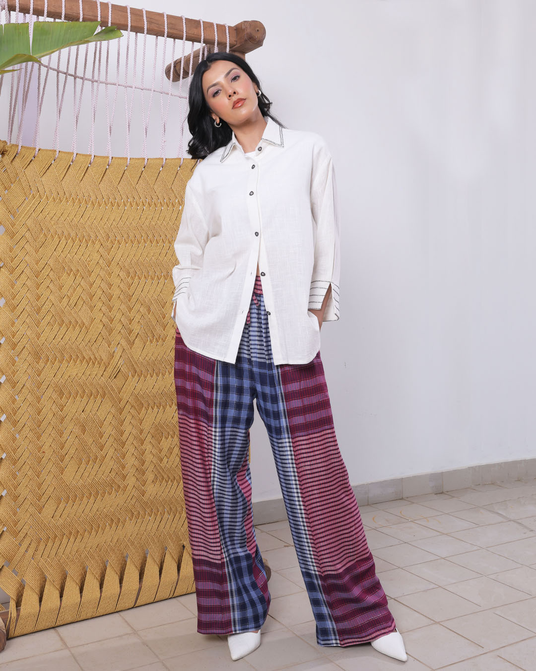 Indie Viscose Relaxed Trousers