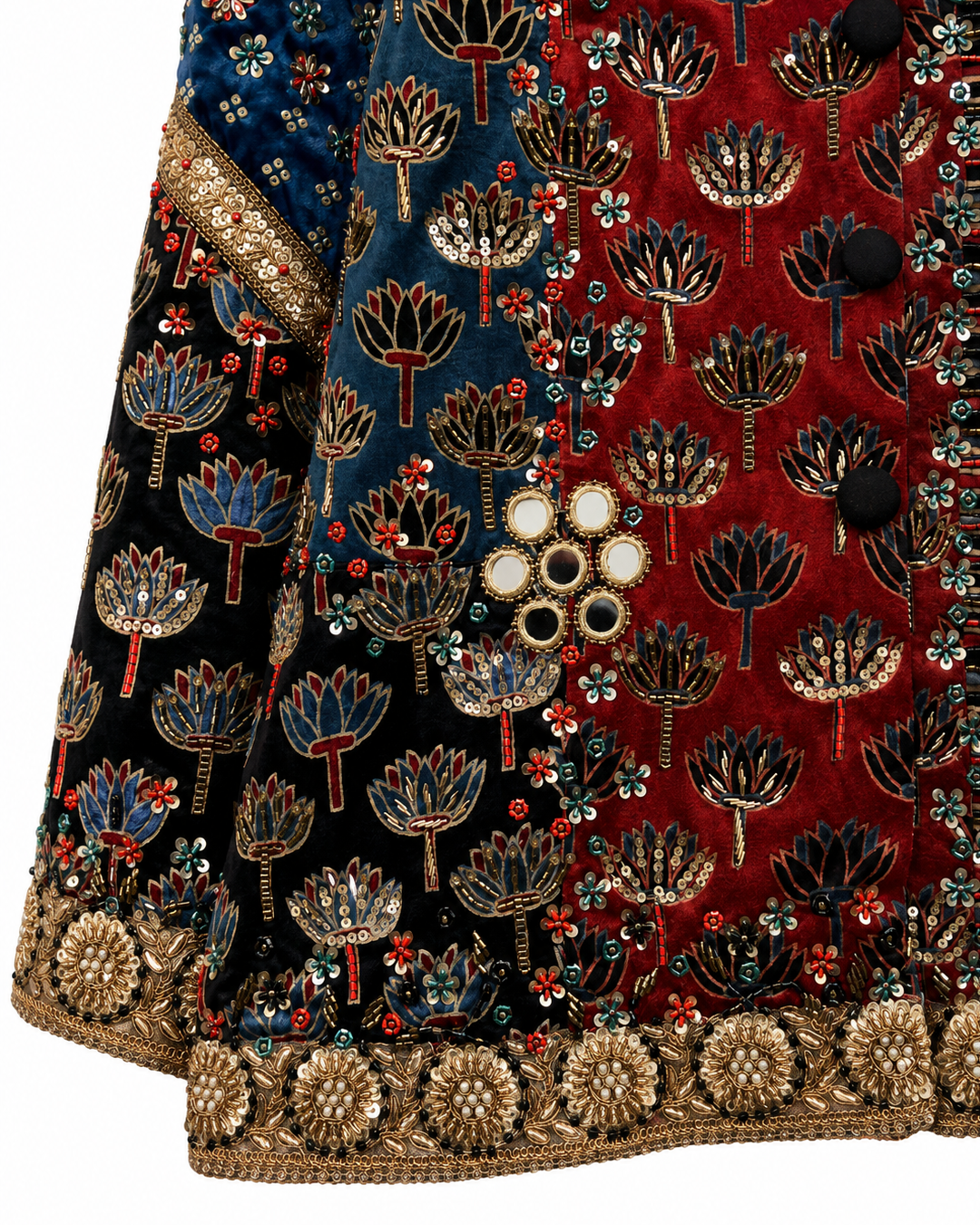 Ajrakh Cape Set