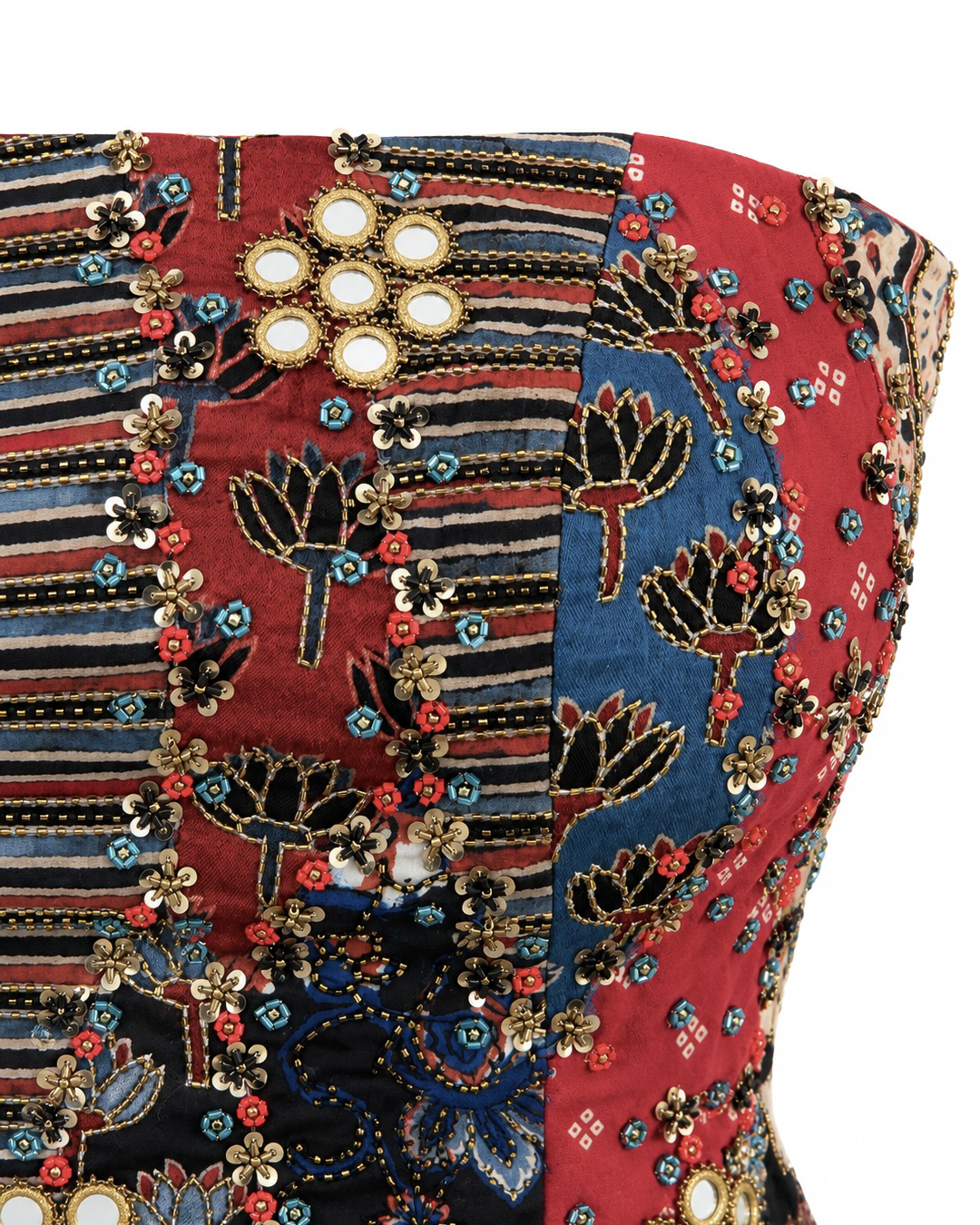 Ajrakh Corset