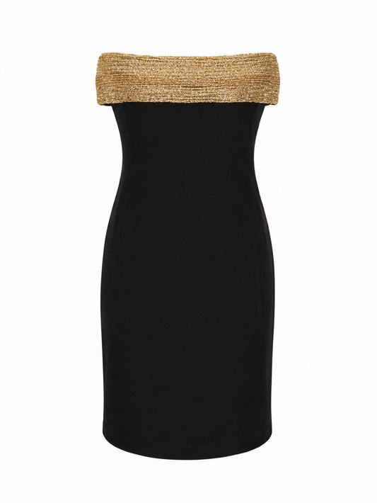 Anne Off-Shoulder Kinari Dress