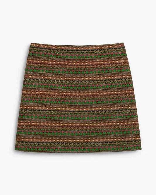 Antique Multi-colour Gota Skirt