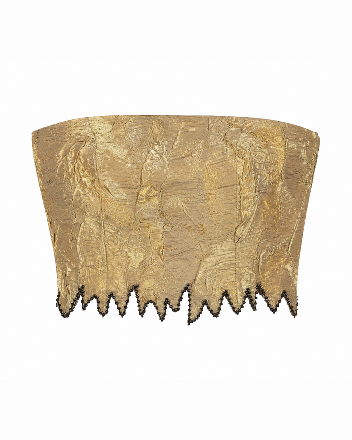 Ash Gold Tissue Top