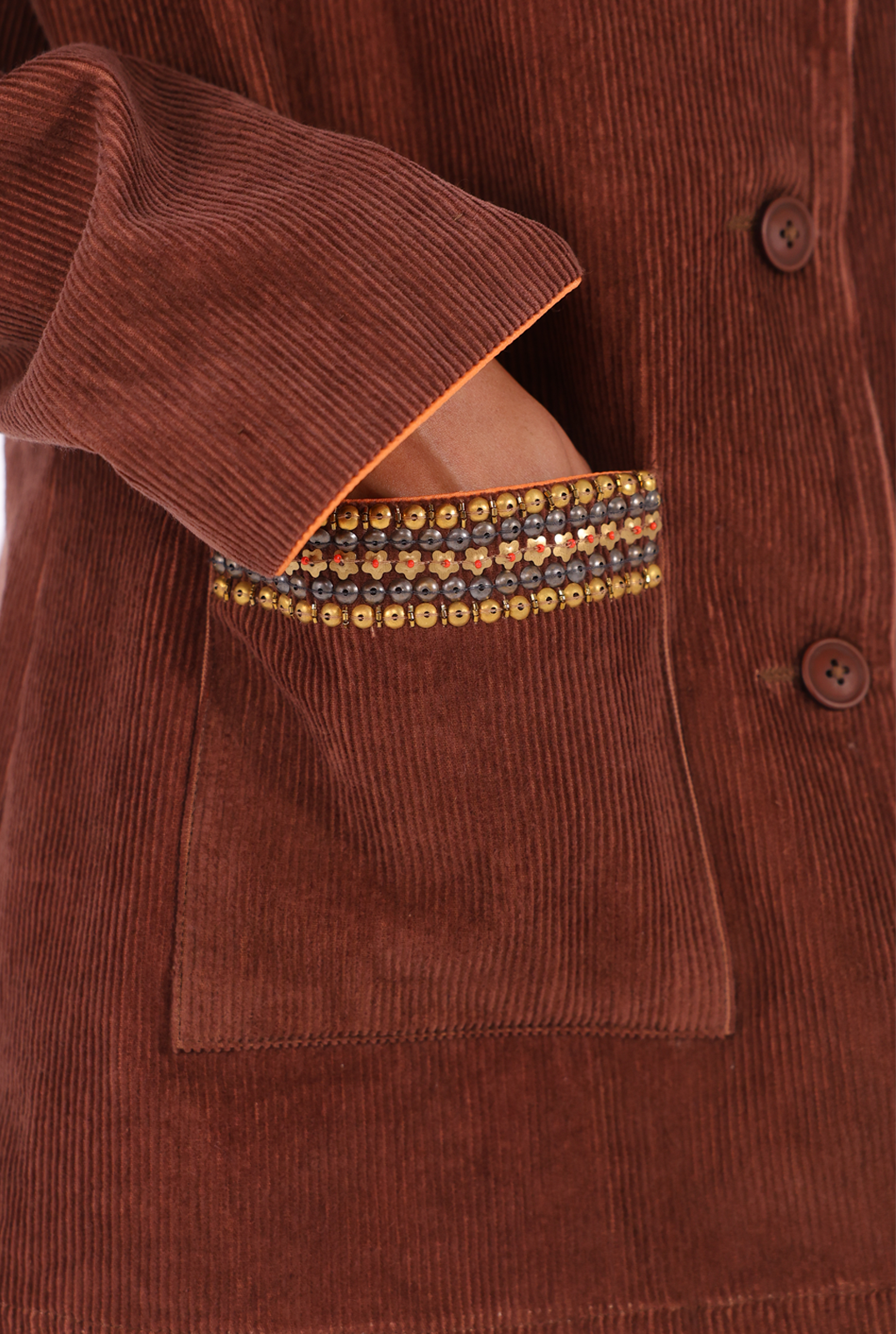 Brown Aari Blazer