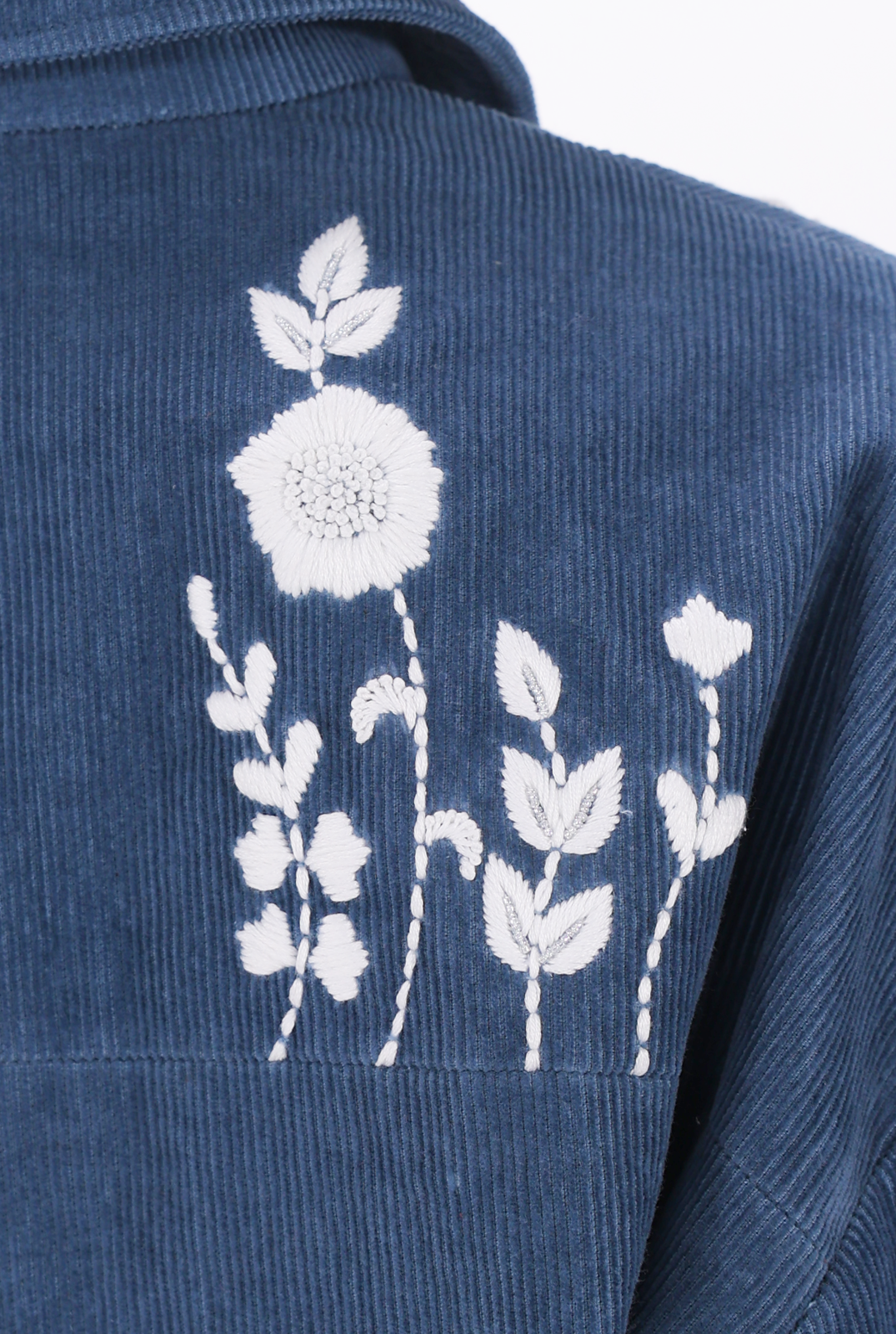 Blue Chikankari Jacket