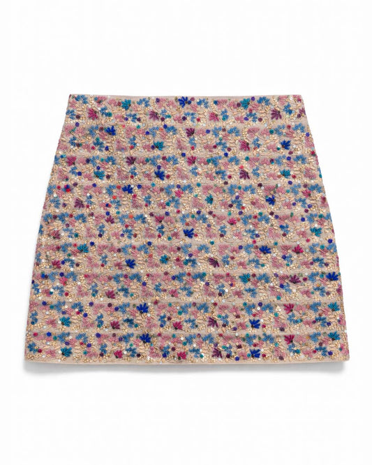 Beaded Embroidery Gota Skirt