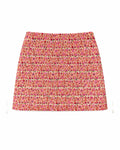 Off-white Floral Embroidered Skirt