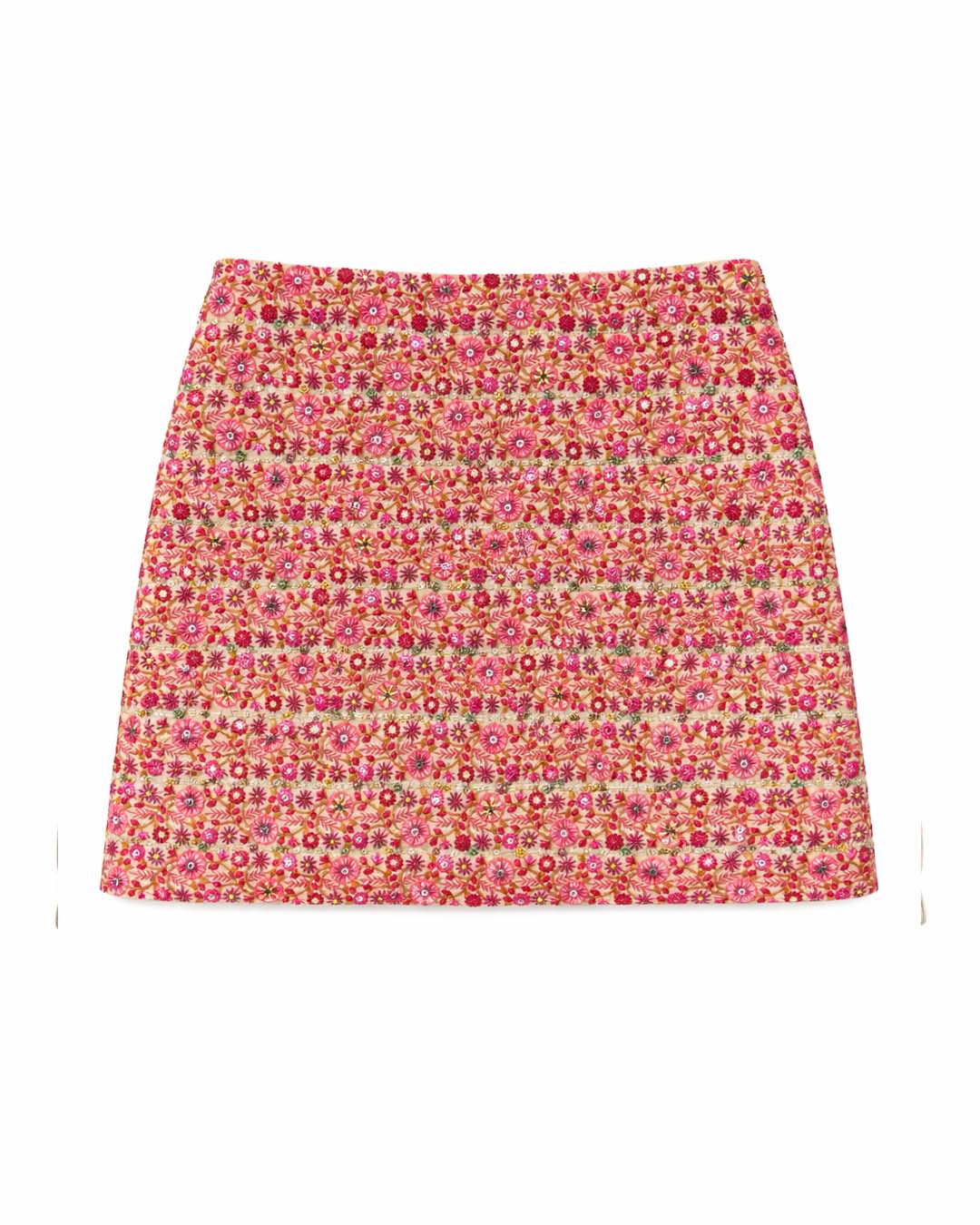 Off-White Floral Embroidered Co-ord Set