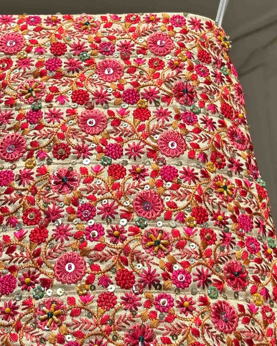 Off-White Floral Embroidered Co-ord Set