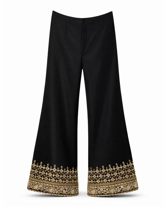 Black and Gold Trousers
