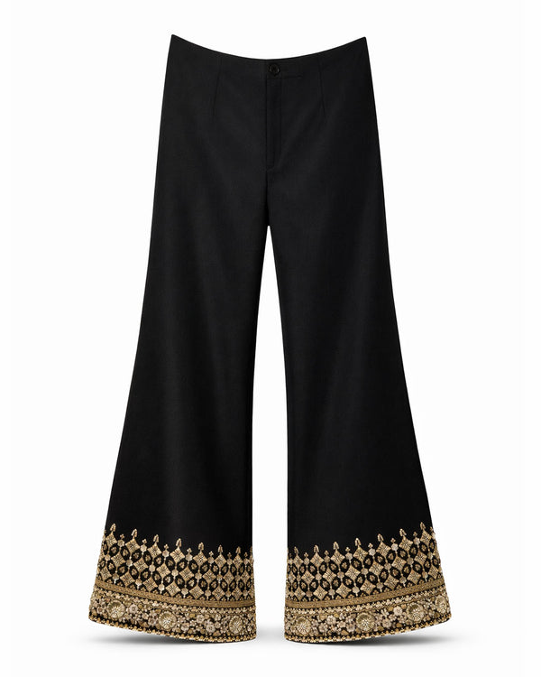 Black and Gold Trousers