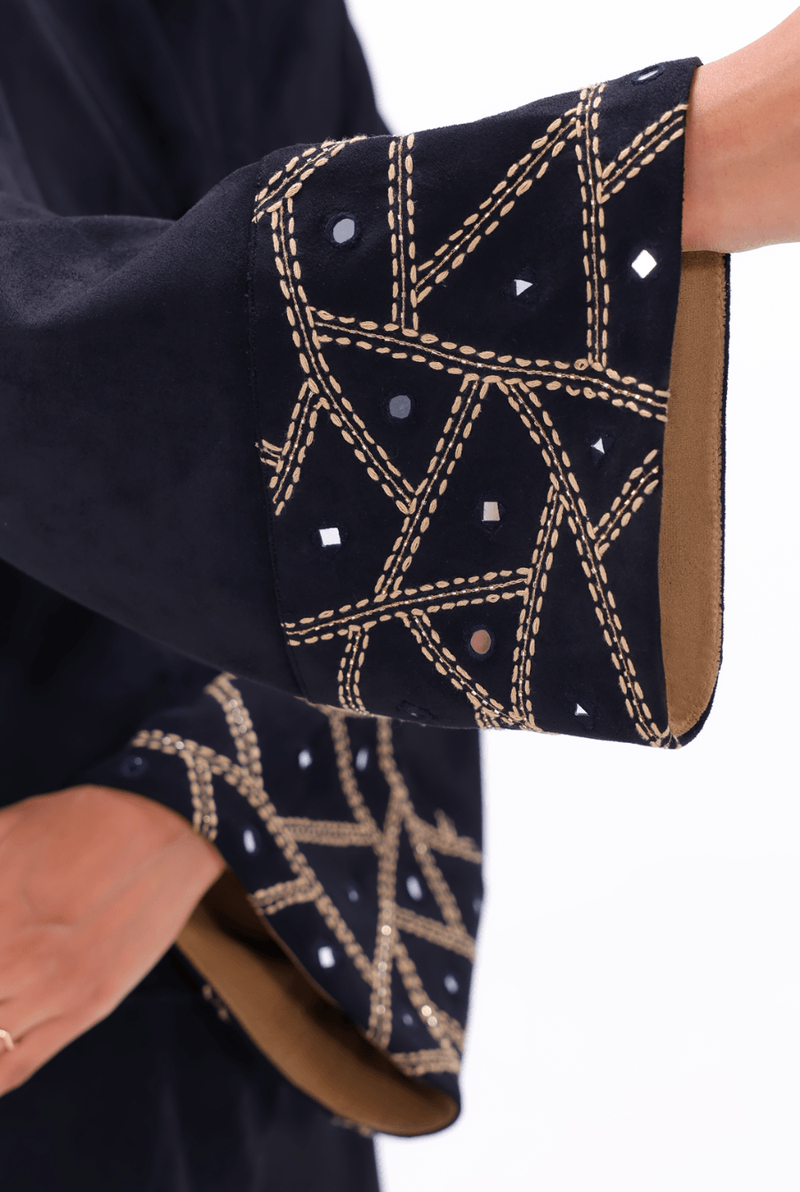Black Bell-Sleeve Top -  - #tag1# -