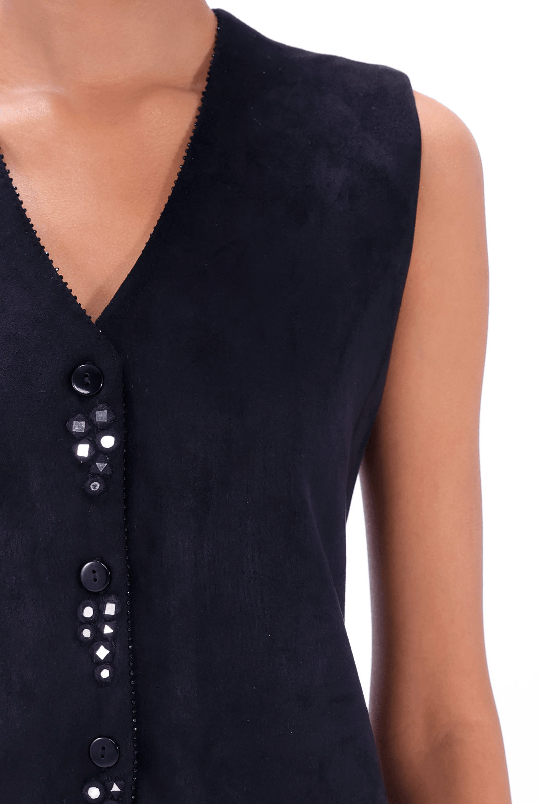 Black Shisha Waistcoat - AMBR INDIA - #tag1# - #tag2# - #tag3# - #tag4#