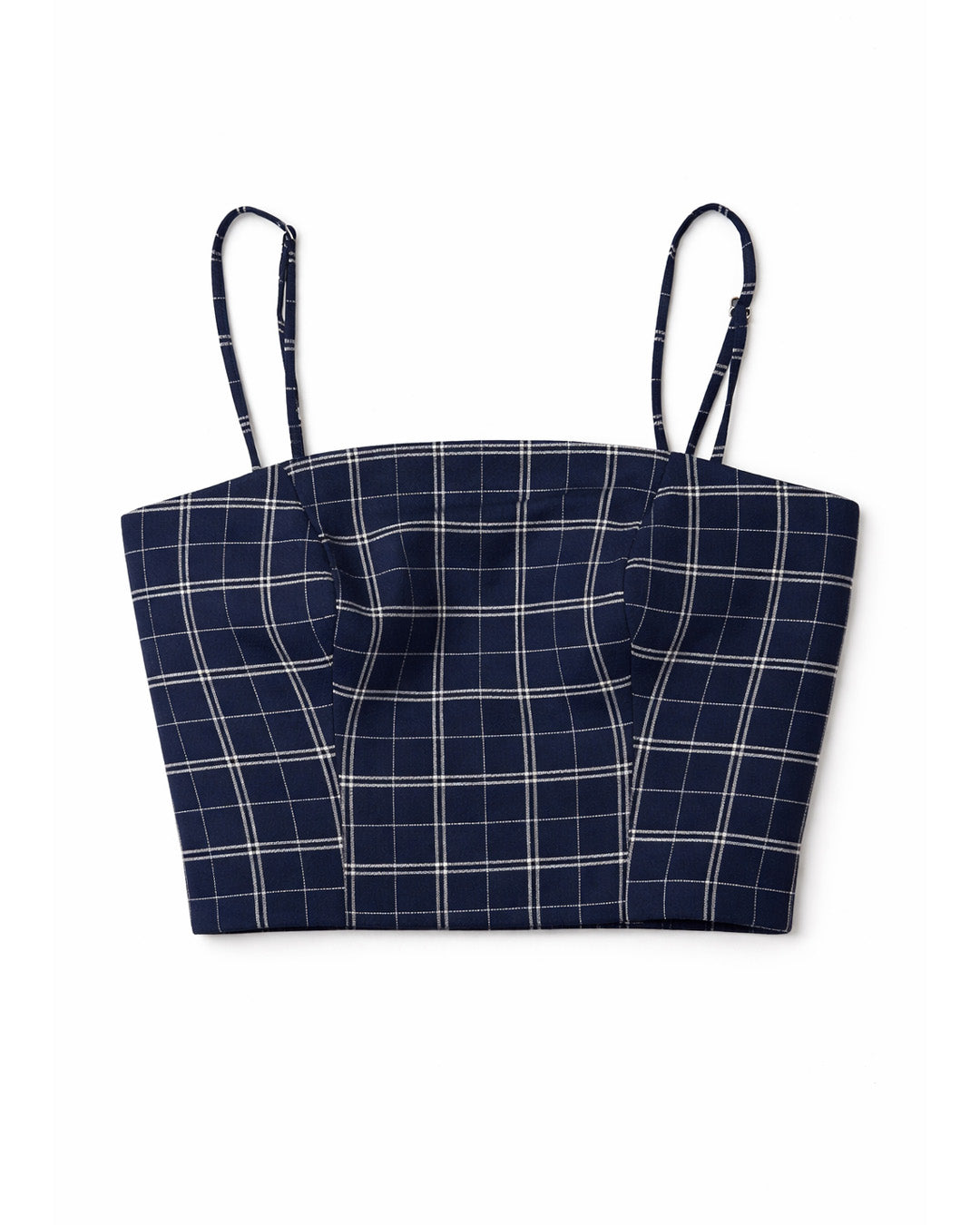 Blue Checks Bustier