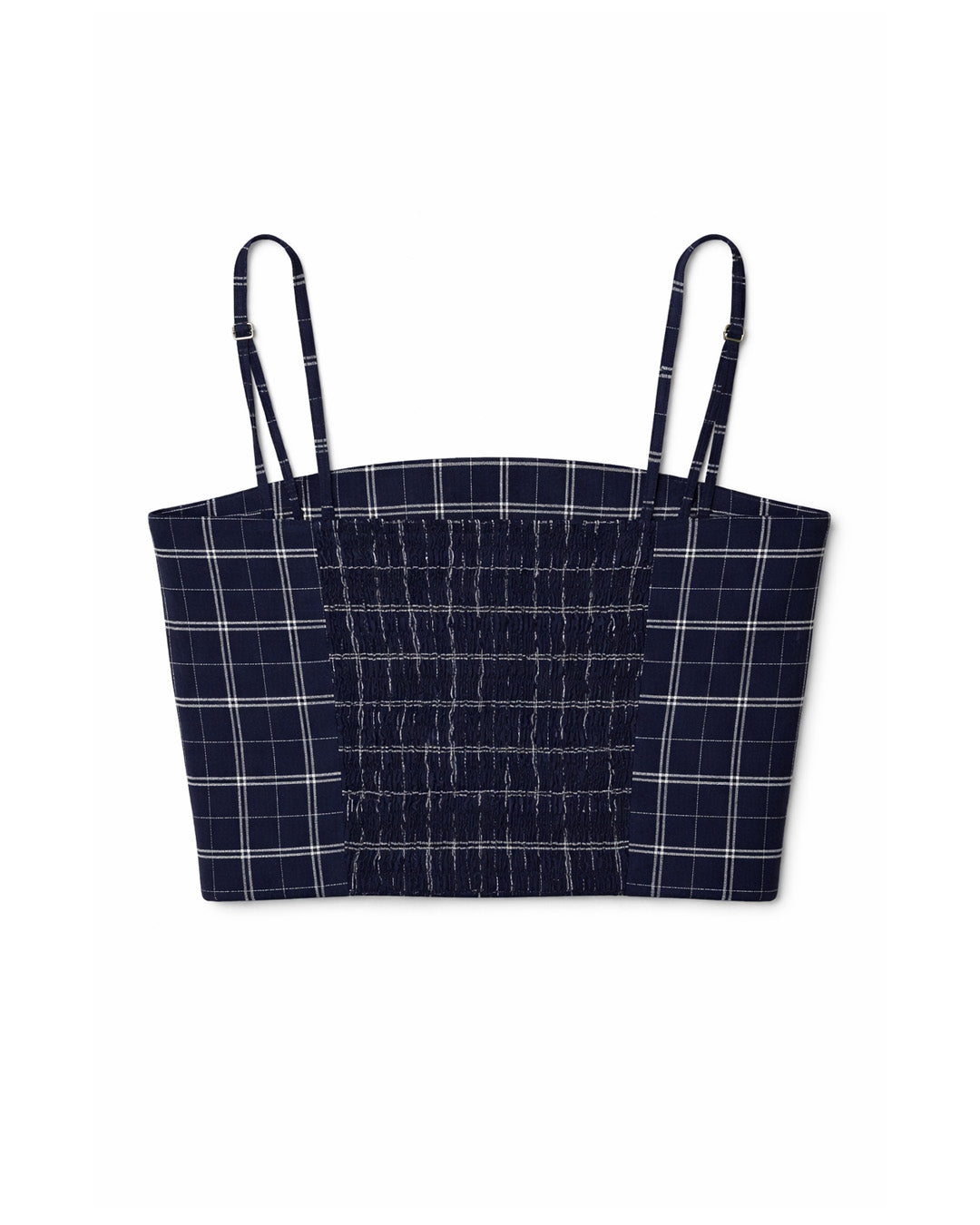 Blue Checks Bustier