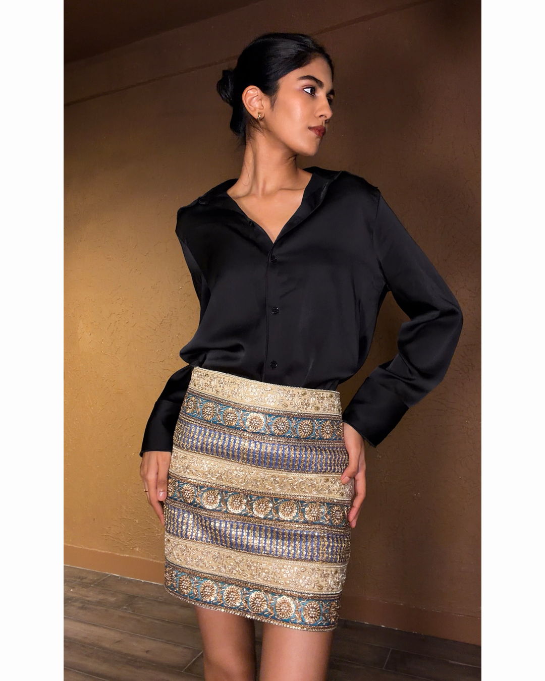 Blue Gota Skirt