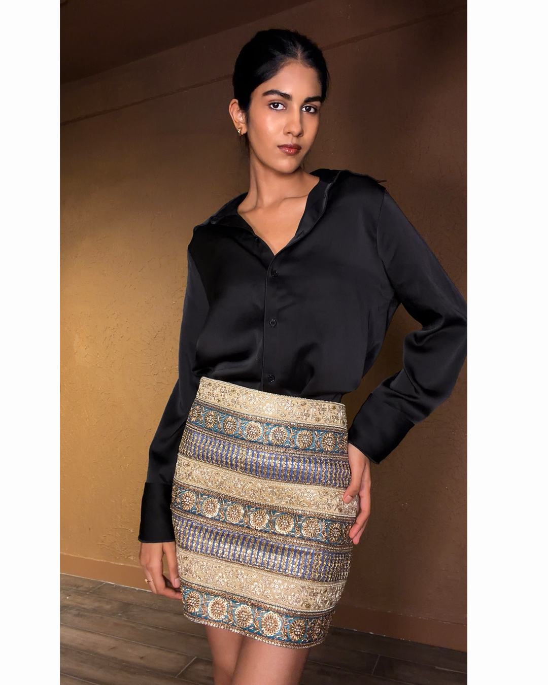 Blue Gota Skirt