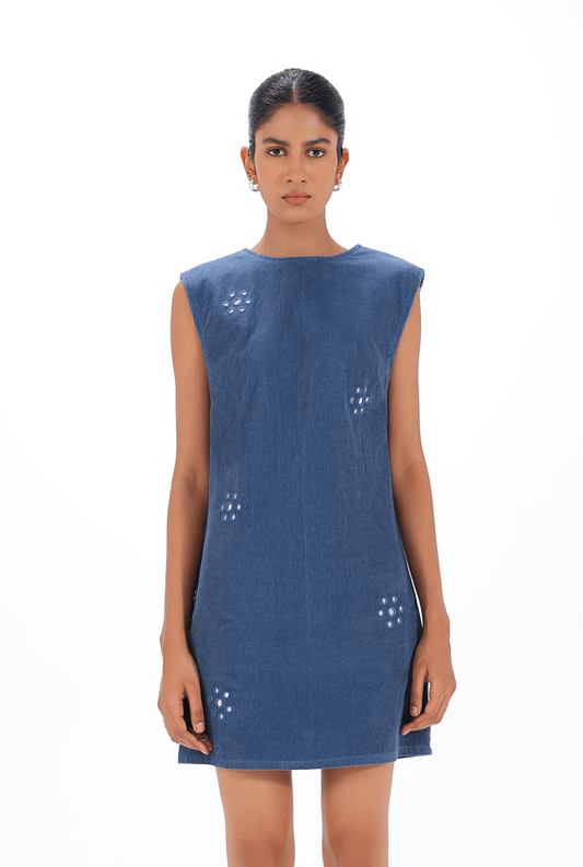 Blue Shisha Dress - AMBR INDIA - #tag1# - #tag2# - #tag3# - #tag4#
