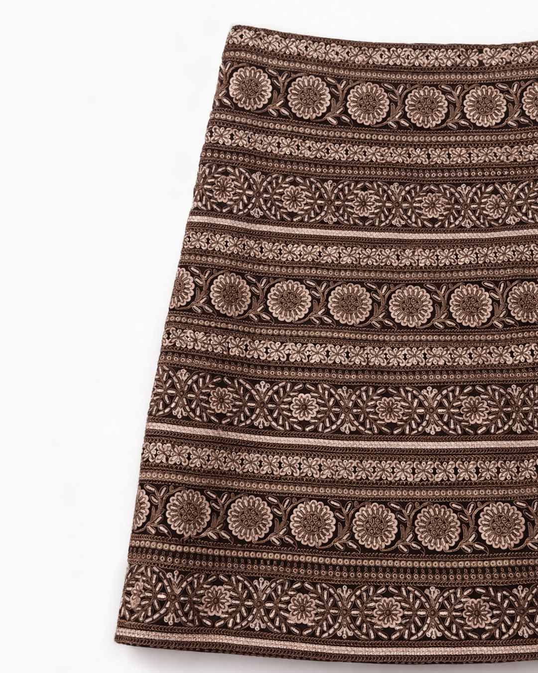 Bronze Gota Skirt