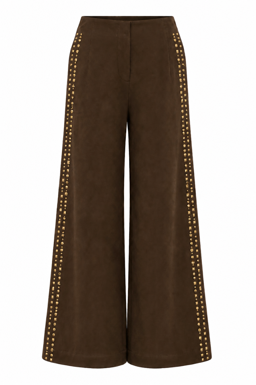 Brown Aari Trousers