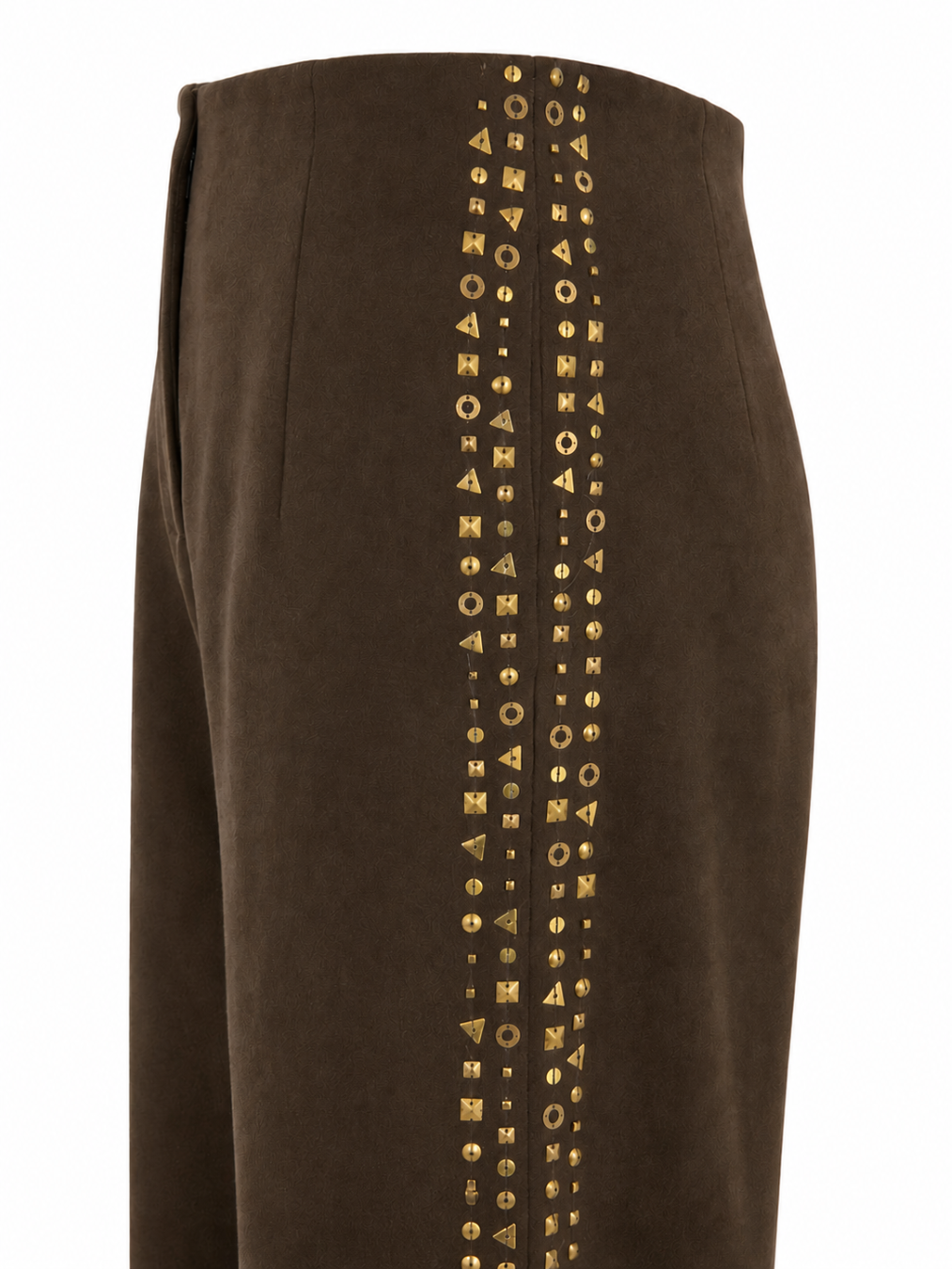 Brown Aari Trousers