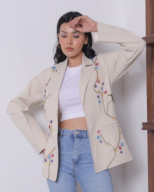 Celeste Linen Blazer
