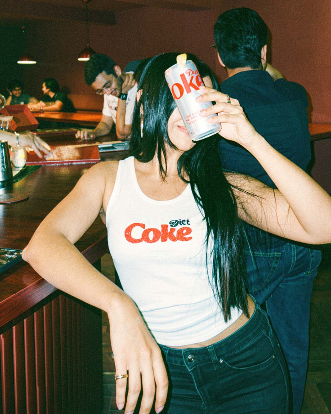 Diet Coke Ribbed Top (Limited Edition)