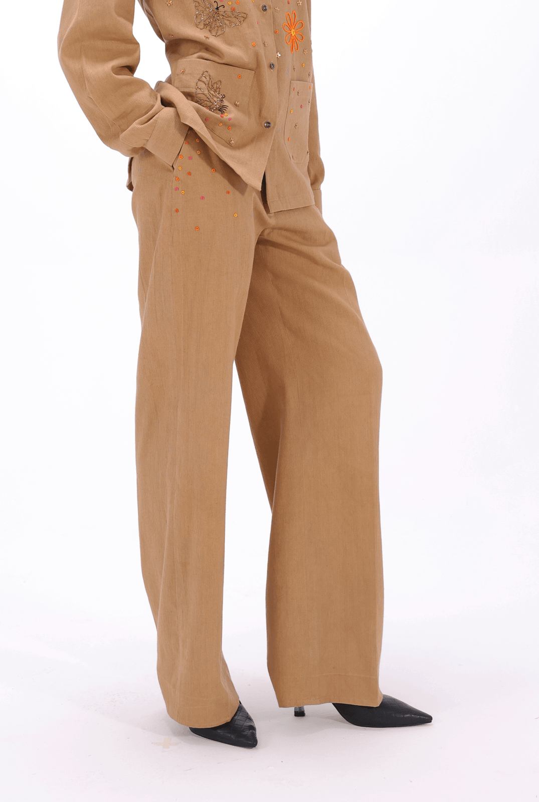 Fawn Shisha Co-ord Set - AMBR INDIA - #tag1# - #tag2# - #tag3# - #tag4#