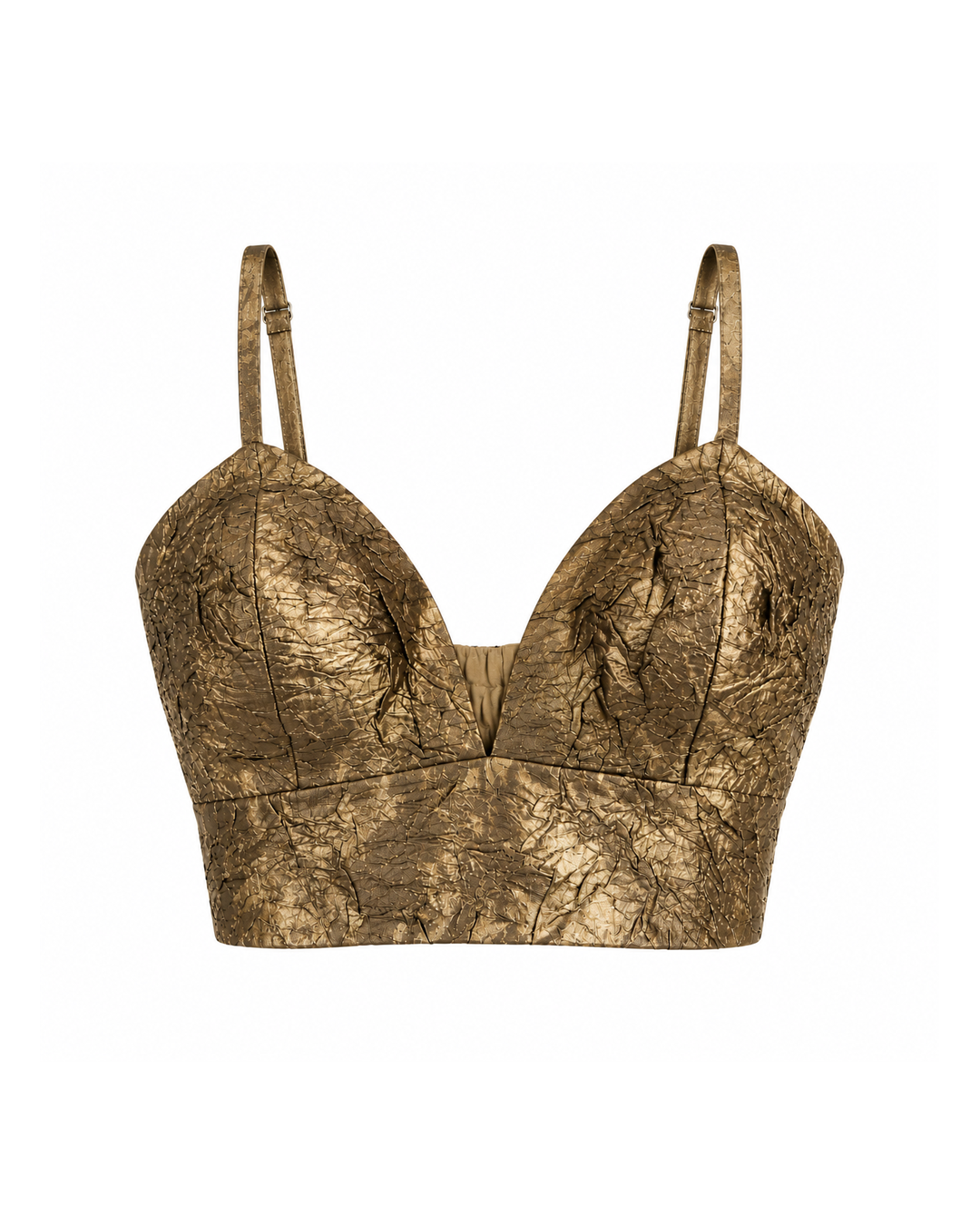 Gold Tissue Bralette