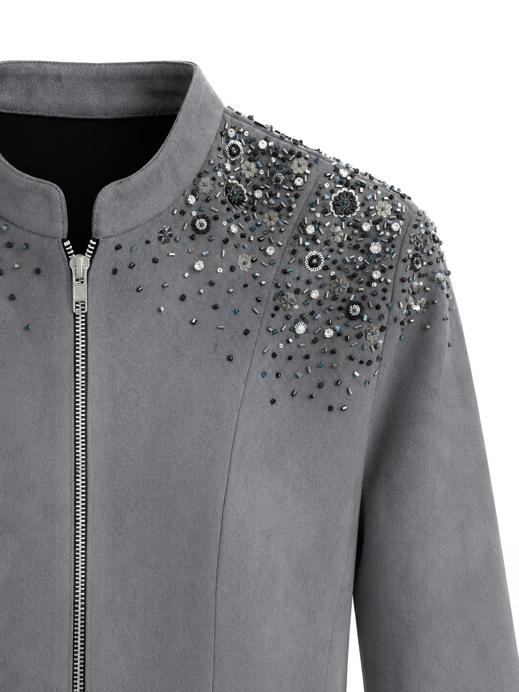 Grey Suede Jacket